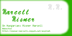 marcell misner business card